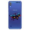 dakanna Compatible with Samsung Galaxy M10 Flexible Silicone Case with Transparent Back, Watercolor Owl Head Design view 1