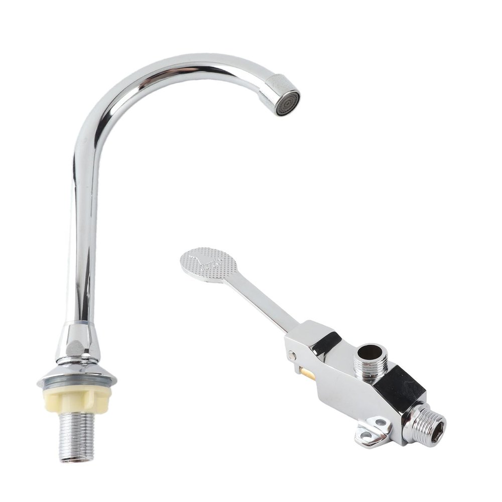 Yosoo Bathroom Sink Faucet Kit with Foot Pedal