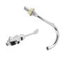 Yosoo Bathroom Sink Faucet Kit with Foot Pedal view 4
