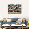 1968 Retro Muscle Car HD Print Wall Art Poster on Canvas for Living Room Décor (60 x 90 cm, Framed) view 3