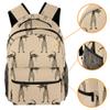 LORVIES Dancing Girl Bachata Pattern Casual Backpack view 3