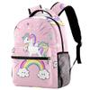 LORVIES Unicorn Pop Art Casual Backpack for School and Travel view 1