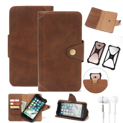 K-S-Trade Wallet Case for Xiaomi Redmi 8A Dual, PU Leather Flip Cover
