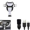 K-S-Trade Car Phone Mount for Nokia 1.3, Vent Mount, Black/Silver view 1