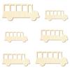 Wooden Bus V2 – DIY Decoration, 44 cm, 1 Piece view 2