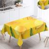 FANSU Water-Resistant Tablecloth, Gold Mango, 90 x 90 cm view 1