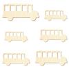 Wooden Bus V2 for Crafts and Décor, 3 cm, Pack of 25 view 2