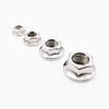 M3/M4/M5/M6/M8/M10/M12 Stainless Steel Hex Serrated Flange Lock Nuts, M10, 5 pcs view 4