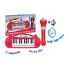 Bontempi Mini Keyboard and Karaoke Microphone, Red view 4