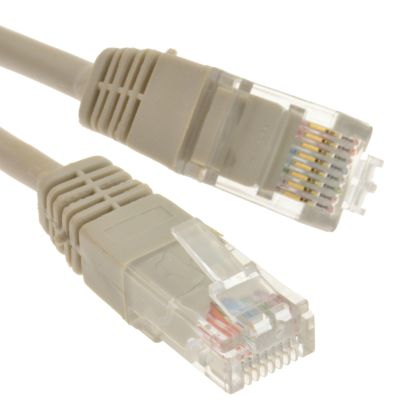 kenable Gray Cat 5e RJ45 Ethernet UTP Patch Cable, 4 m