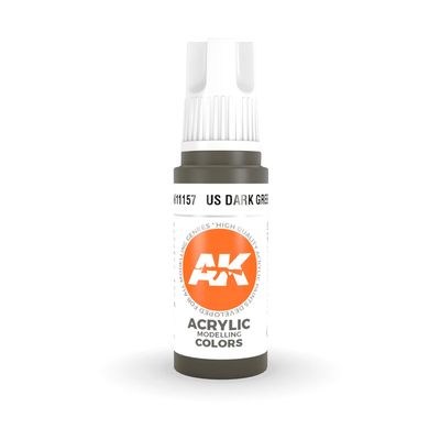 AK Interactive 3rd Gen Acrylic US Dark Green 17 ml