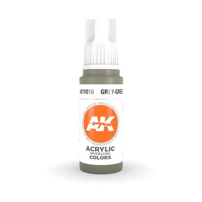 AK Interactive 3rd Gen Acrylic Grey-Green, 17 ml