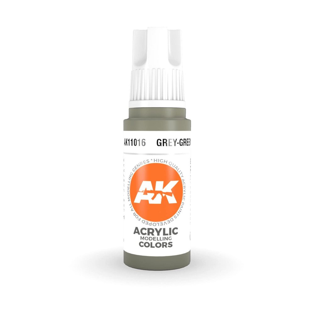 AK Interactive 3rd Gen Acrylic Grey-Green, 17 ml