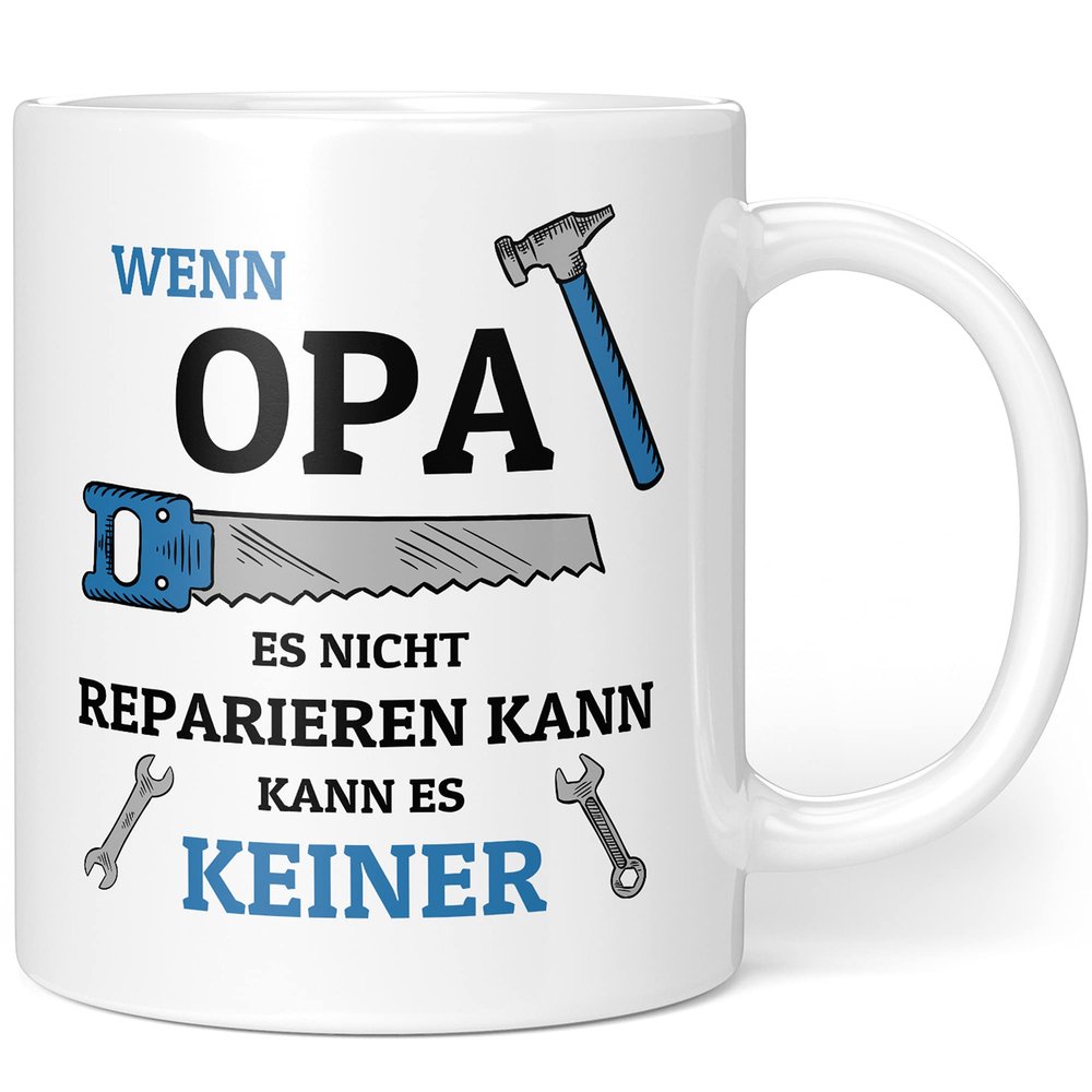 Funny Grandpa Mug with Handyman Design