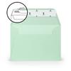 PAPERADO 200 C6 Envelopes, Mint Ribbed, Peel-and-Seal, Silk-Lined, No Window view 2