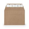 PAPERADO 1,000 C6 Envelopes, Peel-and-Seal, Kraft Paper, 100 gsm, Windowless, Wide Flap view 1