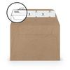 PAPERADO 1,000 C6 Envelopes, Peel-and-Seal, Kraft Paper, 100 gsm, Windowless, Wide Flap view 2