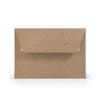 PAPERADO 1,000 C6 Envelopes, Peel-and-Seal, Kraft Paper, 100 gsm, Windowless, Wide Flap view 3
