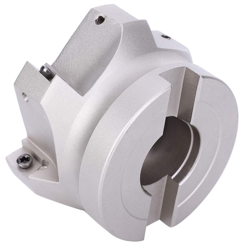 Right-Angle Cutter Head, BAP400R-80-27 6T, High-Carbon Steel Composite, 90° Shank Cutter with Screwdriver