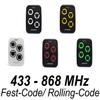 Universal PRIME TOP Remote 433–868 MHz Garage Door Opener (Yellow) view 3