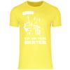 wowshirt Men's T-Shirt “I'm Your Griller” BBQ Grill Master, Size M, Solar Yellow view 1