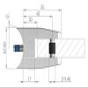 Glass Clamp Model 35 for 42.4 mm Pipe and 11.52 mm Glass view 4