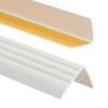 Self-Adhesive PVC Stair Nosing, Anti-Slip Angle Profile, 50 x 40 mm, 1.65 m, White view 1