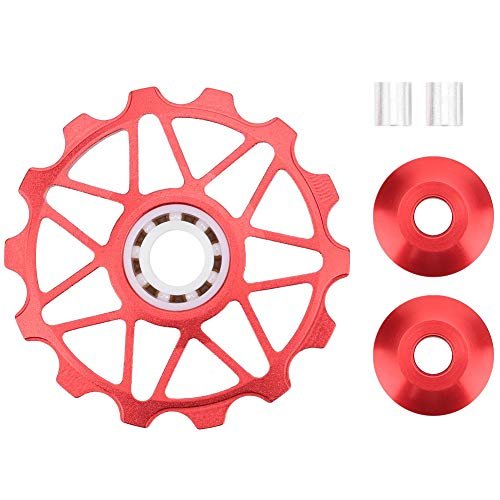 Tbest 14T Bike Derailleur Guide Pulley, Red