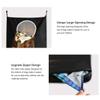 hengpai Over-the-Door Hanging Laundry Bag, Tiger Design, with Stainless Steel Hooks, 2-Pack view 4