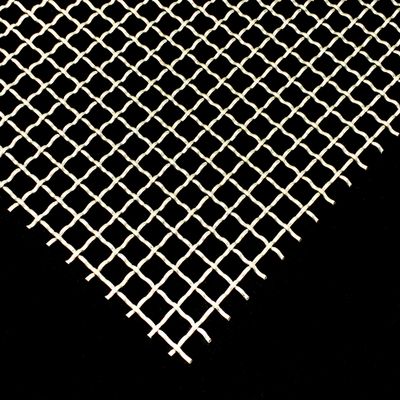 Galvanized Steel Corrugated Mesh, 10 x 10 mm Opening, 2 mm Thick, Custom Cut (1000 x 200 mm)