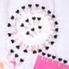 10 Mini Heart-Shaped Wooden Clothespins, Red view 2
