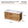 Quentis Genua Bathroom Vanity Set, Natural Oak, 100 cm Wide, Pre-Assembled view 4