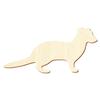 Wooden Weasel – Craft Decor, 3–50 cm, Pack of 100, 4 cm Wide view 1