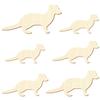 Wooden Weasel – Craft Decor, 3–50 cm, Pack of 100, 4 cm Wide view 2