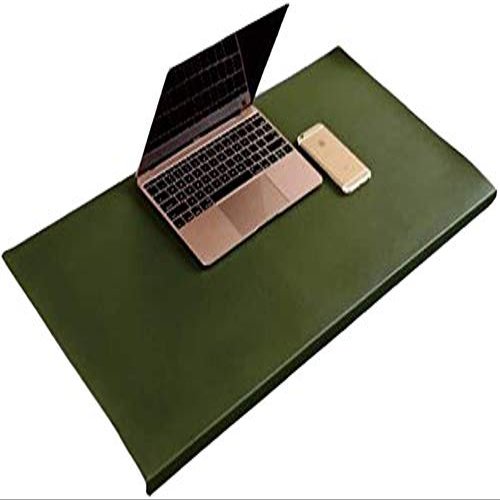 Soft PU Leather Desk Mat with Edge Protection