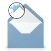 PAPERADO 25 DIN B6 Envelopes, Dark Blue Ribbed, Light Blue view 2