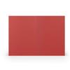 PAPERADO 500 DIN B6 Folded Cards - Tomato Red Ribbed - 220 gsm view 2
