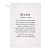 Dish Towel with Doctor Definition view 1