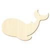 Wooden Whale for Crafts and Décor, 3–50 cm, Pack of 50, 16 cm Wide view 1
