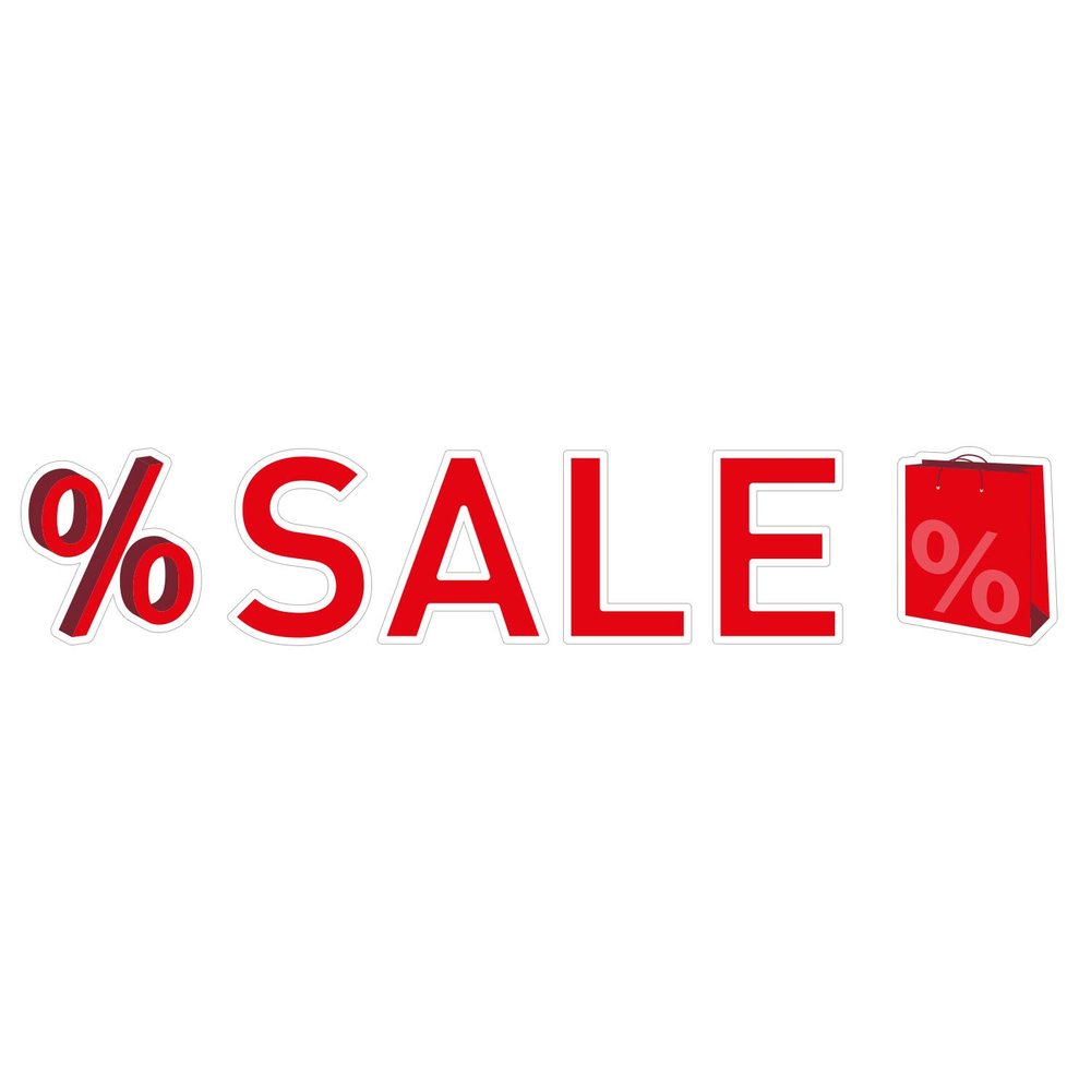 Vispronet SALE Garden Sign Set, Approx. 46 cm, with/without Holders