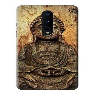 Innovedesire Buddha Rock Carving Protective Case for OnePlus 8