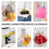 SUPERSCANDI Swedish Dishcloths, 6-Pack – 100% Biodegradable & Compostable | Reusable, Food-Safe Plastic-Free Sponge Cloths | Suitable for Every Surface | Yellow view 2