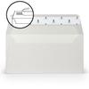 PAPERADO 25 DL Envelopes, Peel-and-Seal, Silk-Lined, Ice Gray Ribbed, No Window view 2