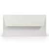 PAPERADO 25 DL Envelopes, Peel-and-Seal, Silk-Lined, Ice Gray Ribbed, No Window view 3
