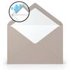 PAPERADO 25 C5 Envelopes, Taupe Ribbed, 100 gsm, No Window view 2