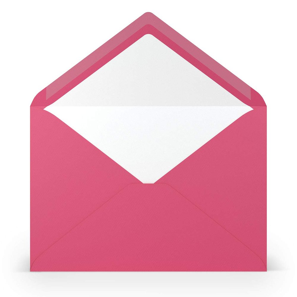 PAPERADO 150 C5 Envelopes, Fuchsia Ribbed, 100 gsm, No Window