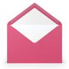 PAPERADO 150 C5 Envelopes, Fuchsia Ribbed, 100 gsm, No Window view 1