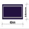 20 Cress Spice Stickers, 40 x 16 mm, Food Labels (Auf-G029) view 2