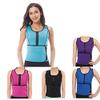 Fauhsto Women's Neoprene Sauna Corset Waist Trainer with Zipper view 4