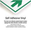 V Safety CV012BK-FS Vsafety 2 m Safety Rule – Stand Behind the Line Self-Adhesive Floor Sticker, 450 mm x 450 mm view 2